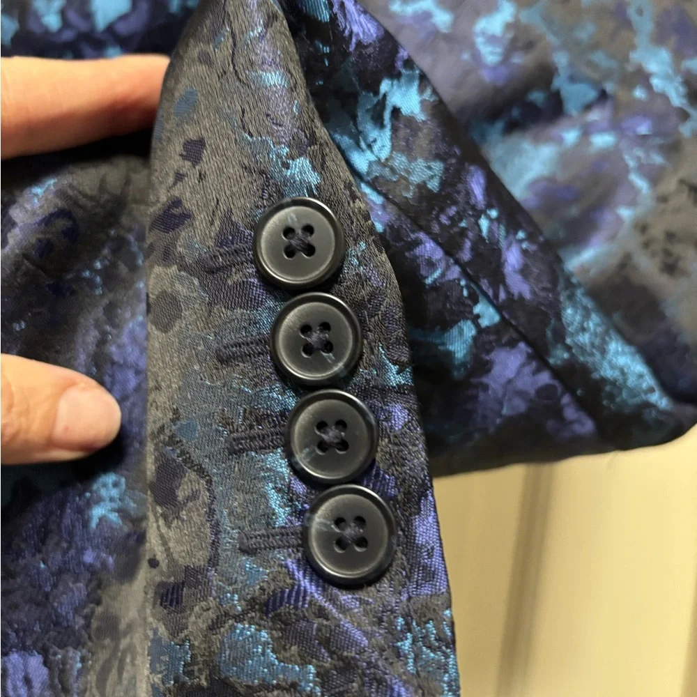 INC International Concepts Men's Classic-Fit Abstract Brocade Suit Jacket,  #7